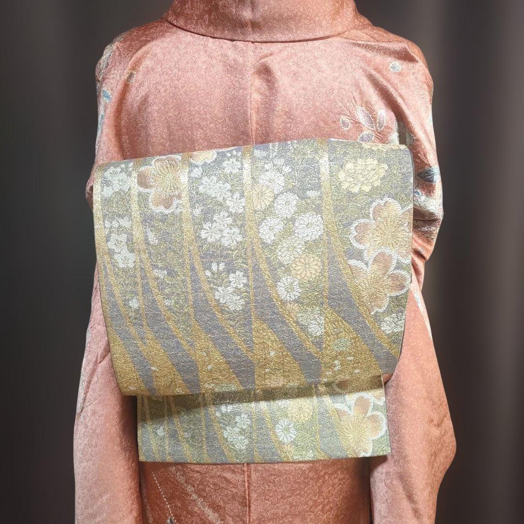 訪問着フルセット 辻が花袖丈長め