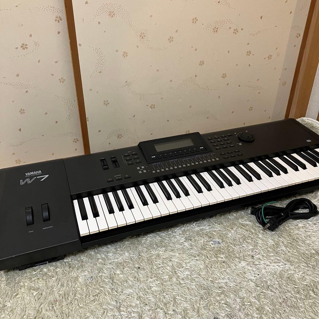 【動作品】YAMAHA W7 シンセサイザー 61鍵盤