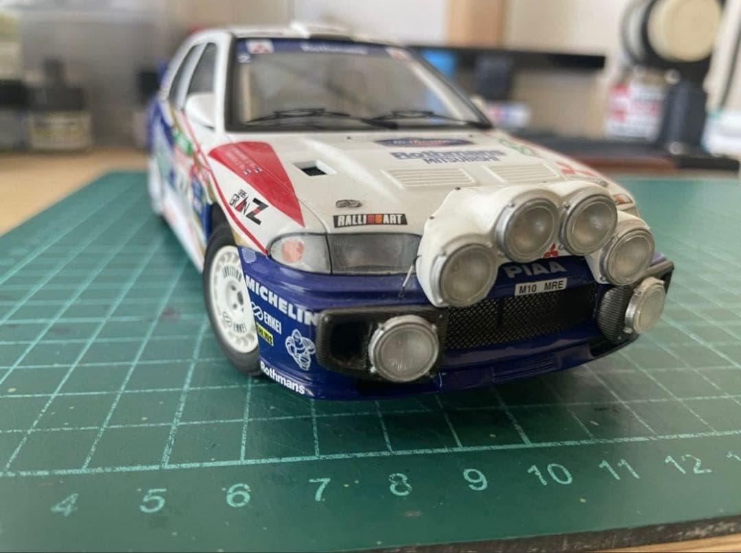 ハセガワ 1/24 完成品 三菱 ランサーエボリューションⅢ WRC