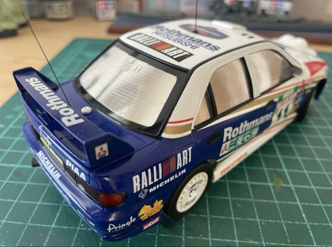 ハセガワ 1/24 完成品 三菱 ランサーエボリューションⅢ WRC