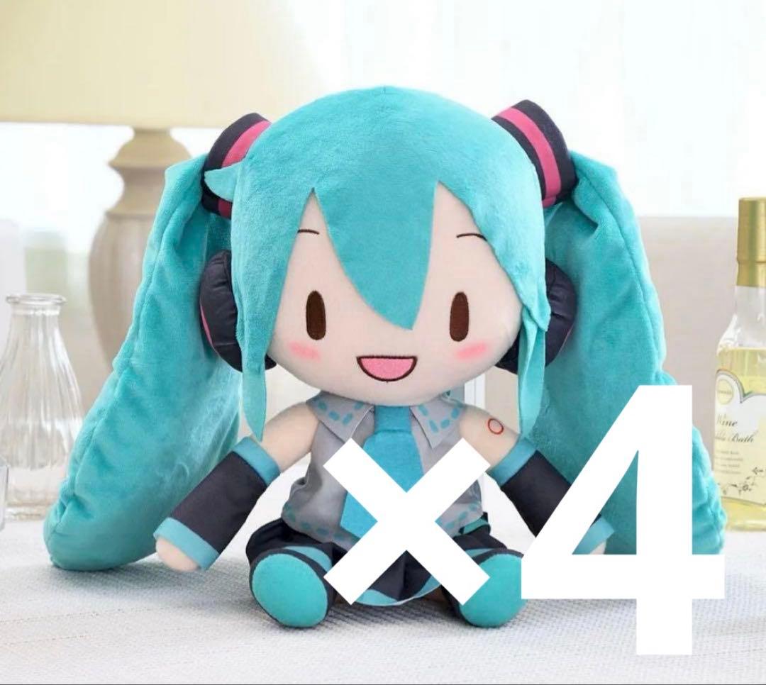 初音ミク ふわぷちLぬいぐるみ ４個セット