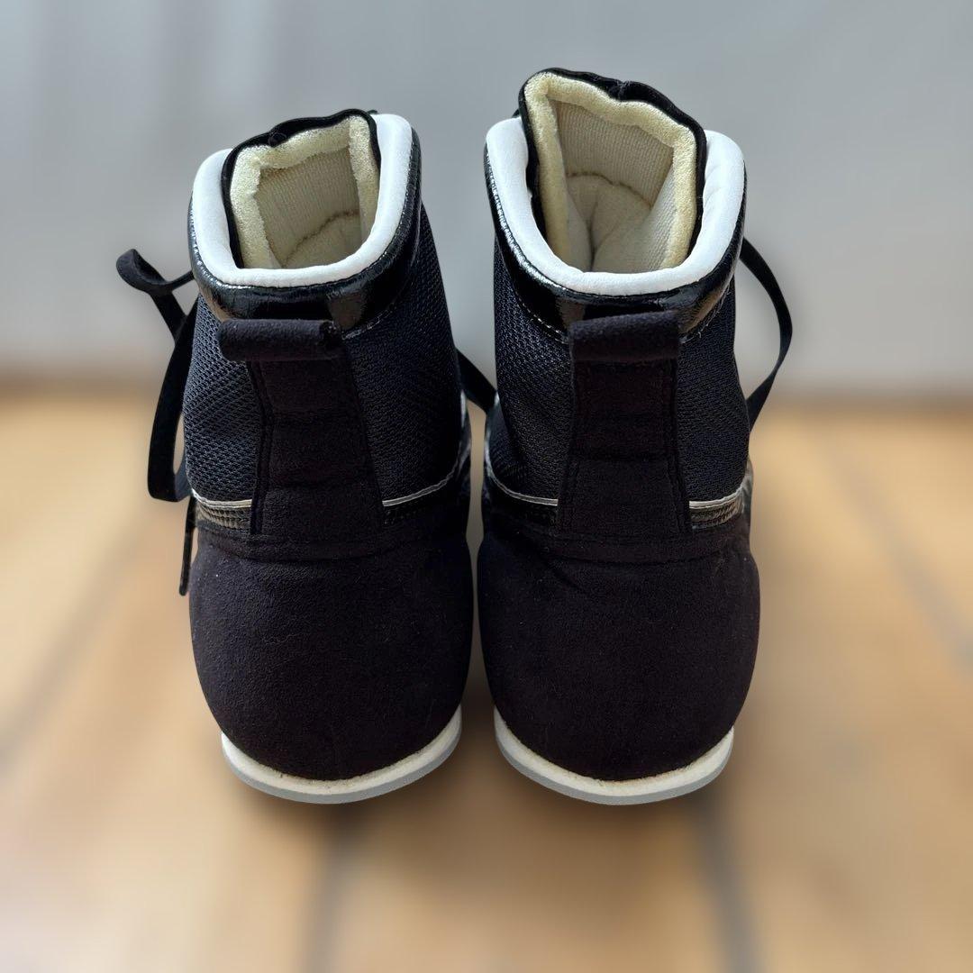 ASICS ボクシングシューズ 25cm ブラック アメリカ屋