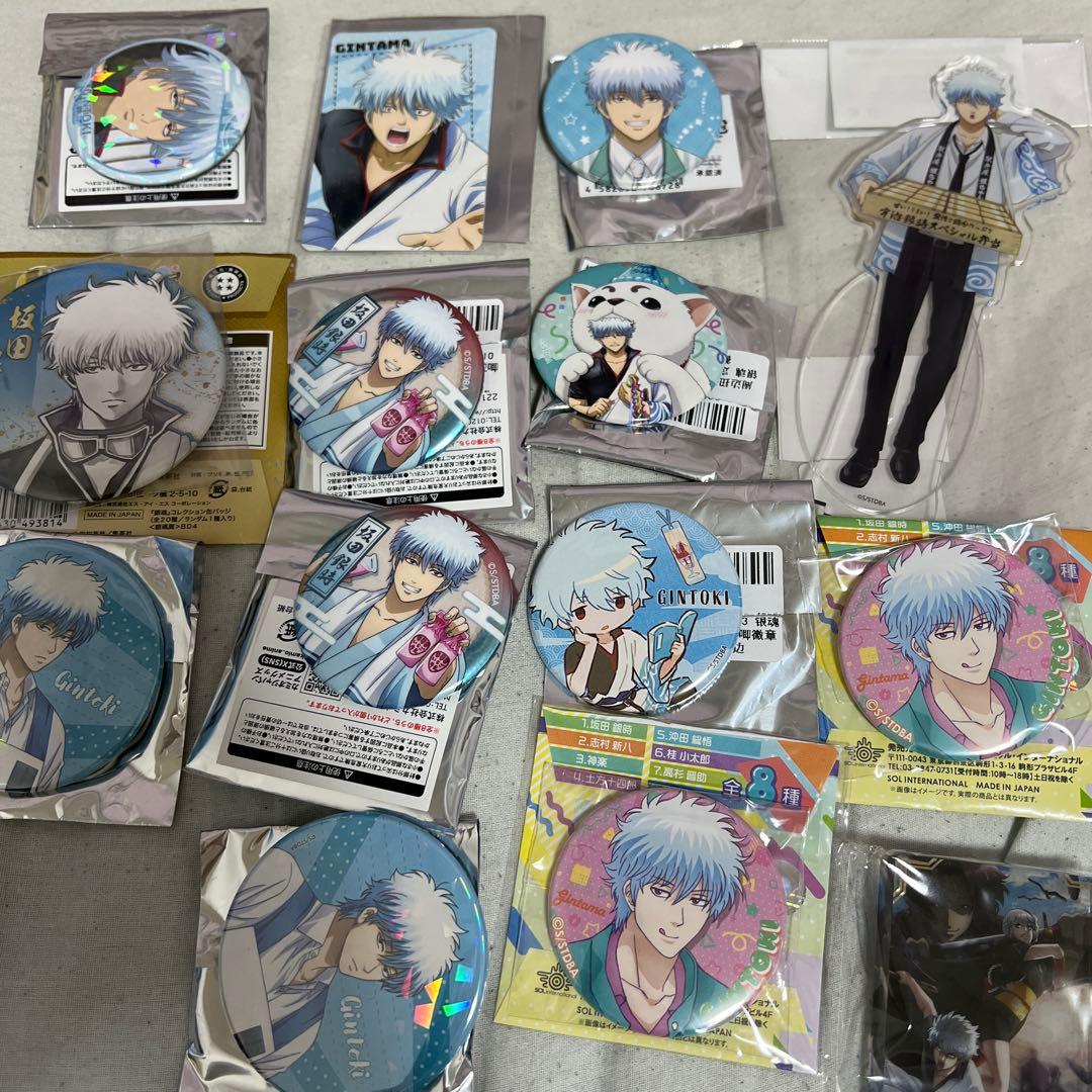 銀魂 銀時 中国限定 缶バッジ アクリルスタンド セット