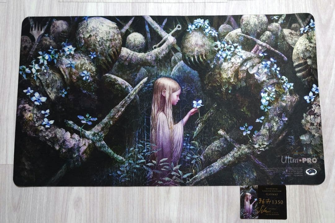 停滞 プレイマット Seb McKinnon サイン入り MTG