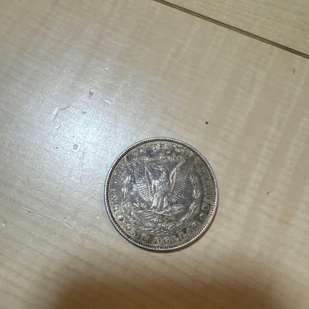 1886年 モルガンダラー銀貨　品位SV900　1ドルアメリカ 外国