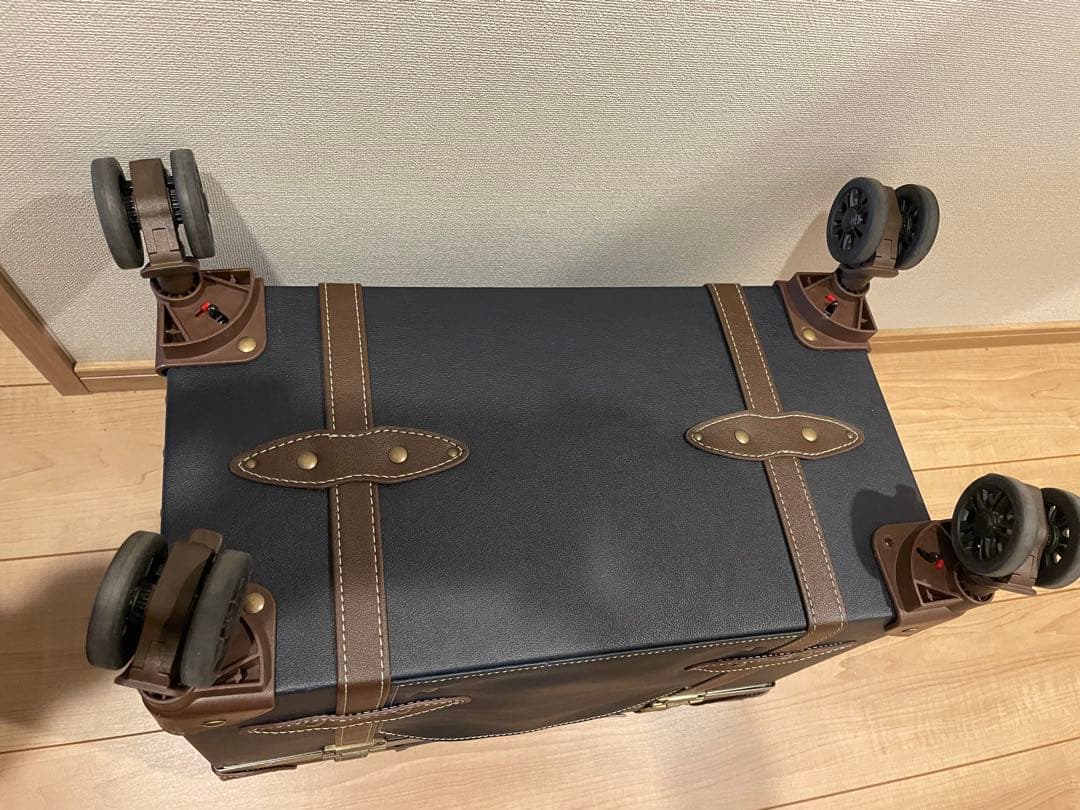 ちい　トップオープン・トランクキャリー 紺色　モアエルグMOIERG