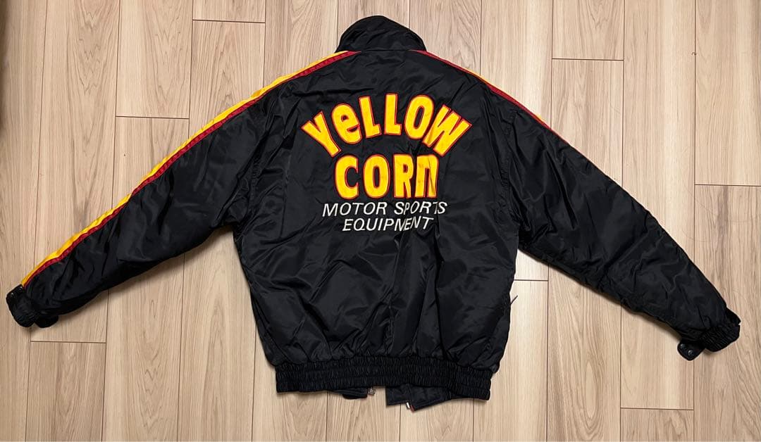 YELLOW CORN ライダースジャケット ブルゾン イエロー