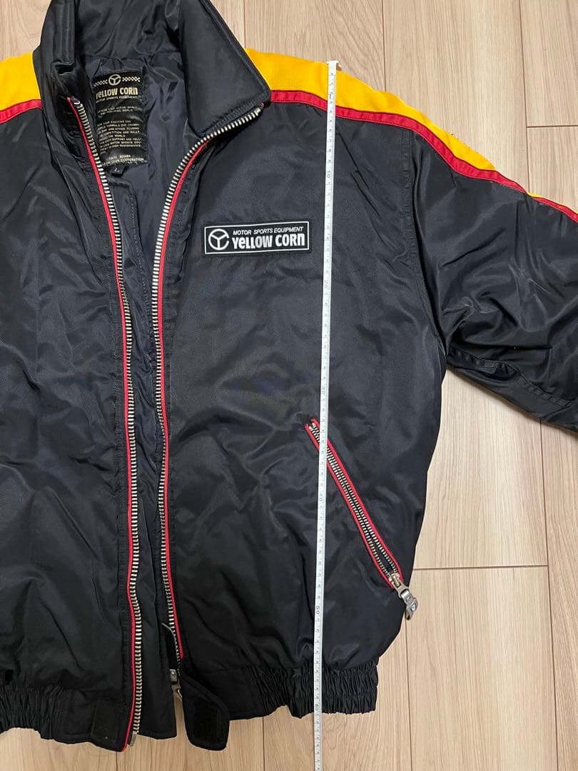 YELLOW CORN ライダースジャケット ブルゾン イエロー
