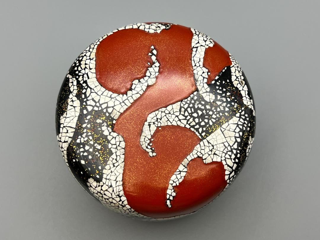 平棗　昇陽荒磯　萌絵　柳哉作　最上作　共布　共箱付き　作家物　茶道具　未使用