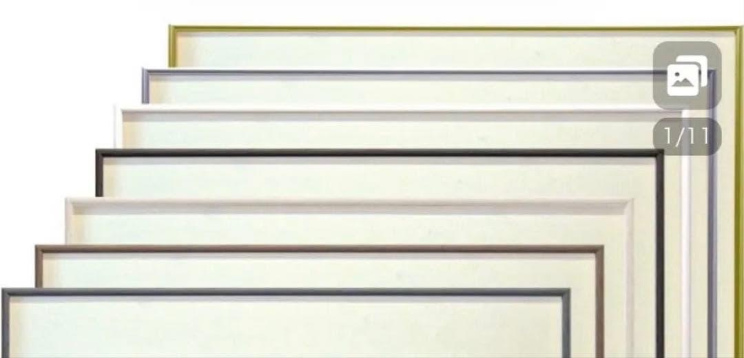 額装　一般額　額縁　ホワイトウッド　アクリル付　500×700(5070)