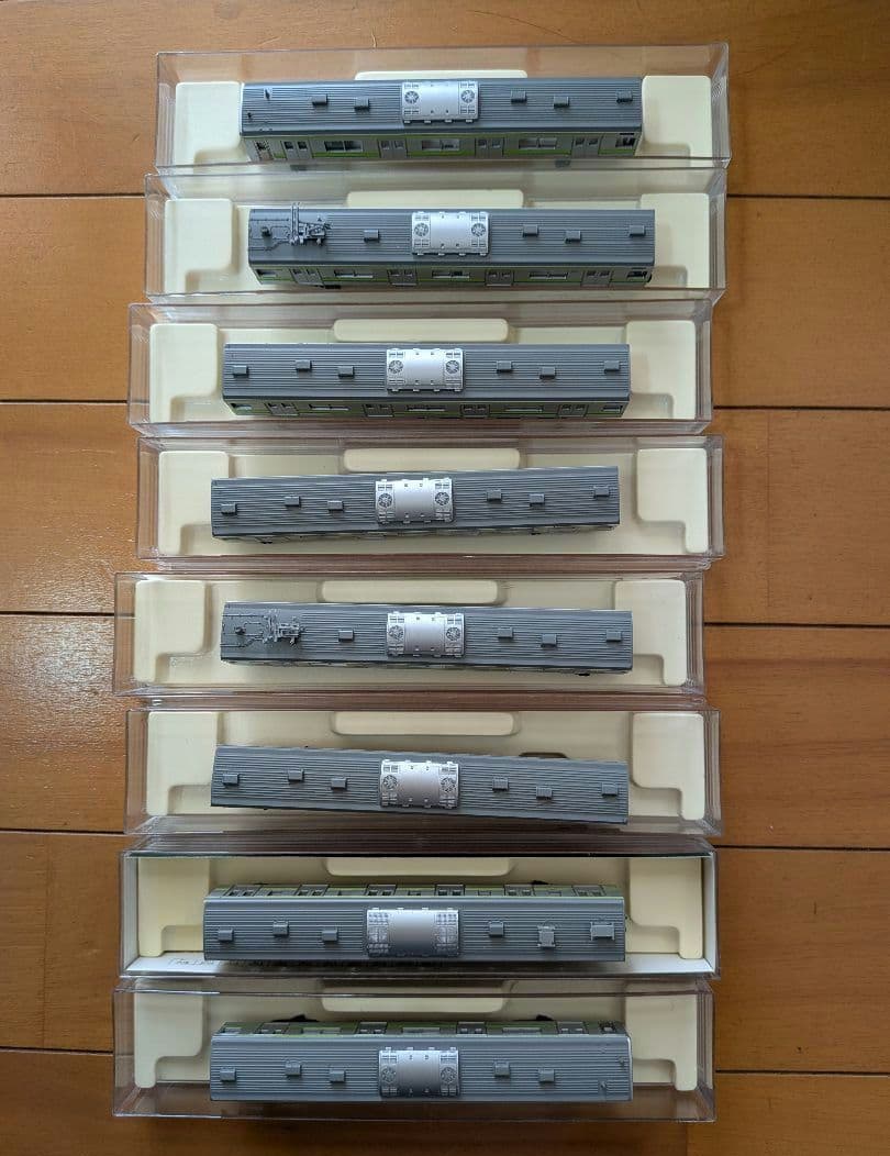 КATO 205系横浜線Н27編成 8両セット【ジャンク品】室内灯付