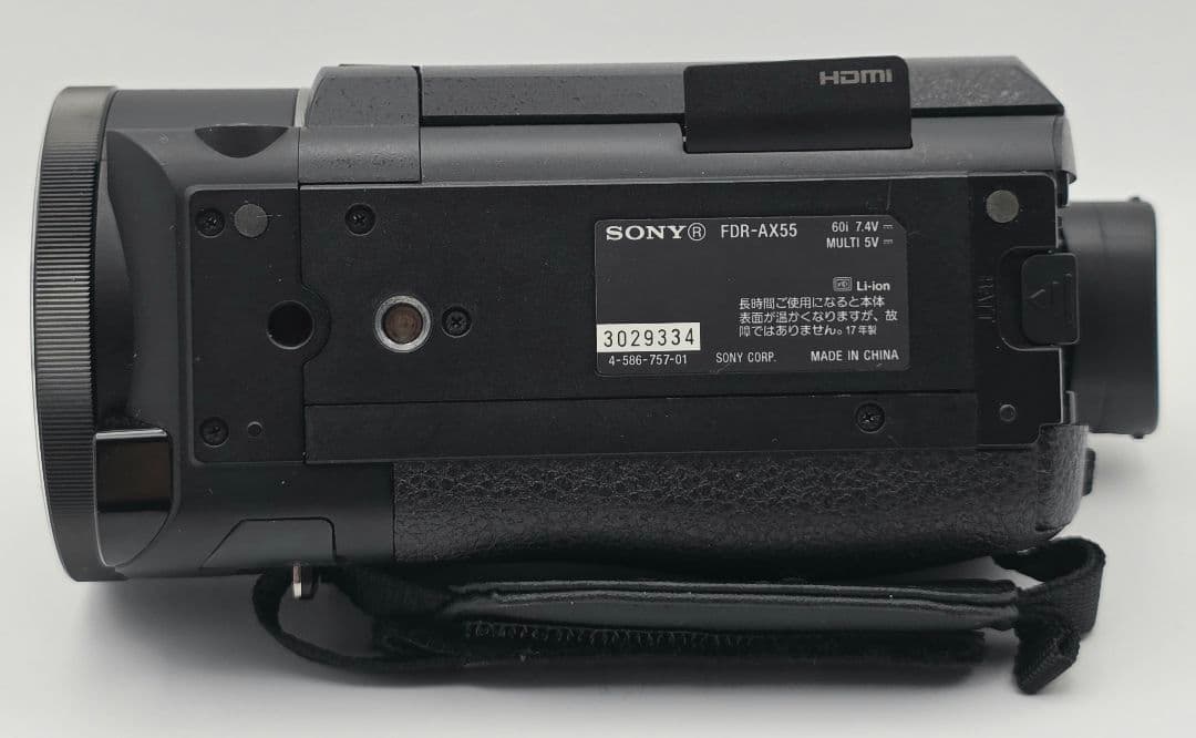 SONY Handycam FDR-AX55 4Kビデオカメラ本体 美品