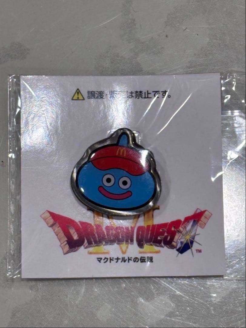 【非売品】ドラゴンクエスト マクドナルド コラボ スライム ピンバッジ