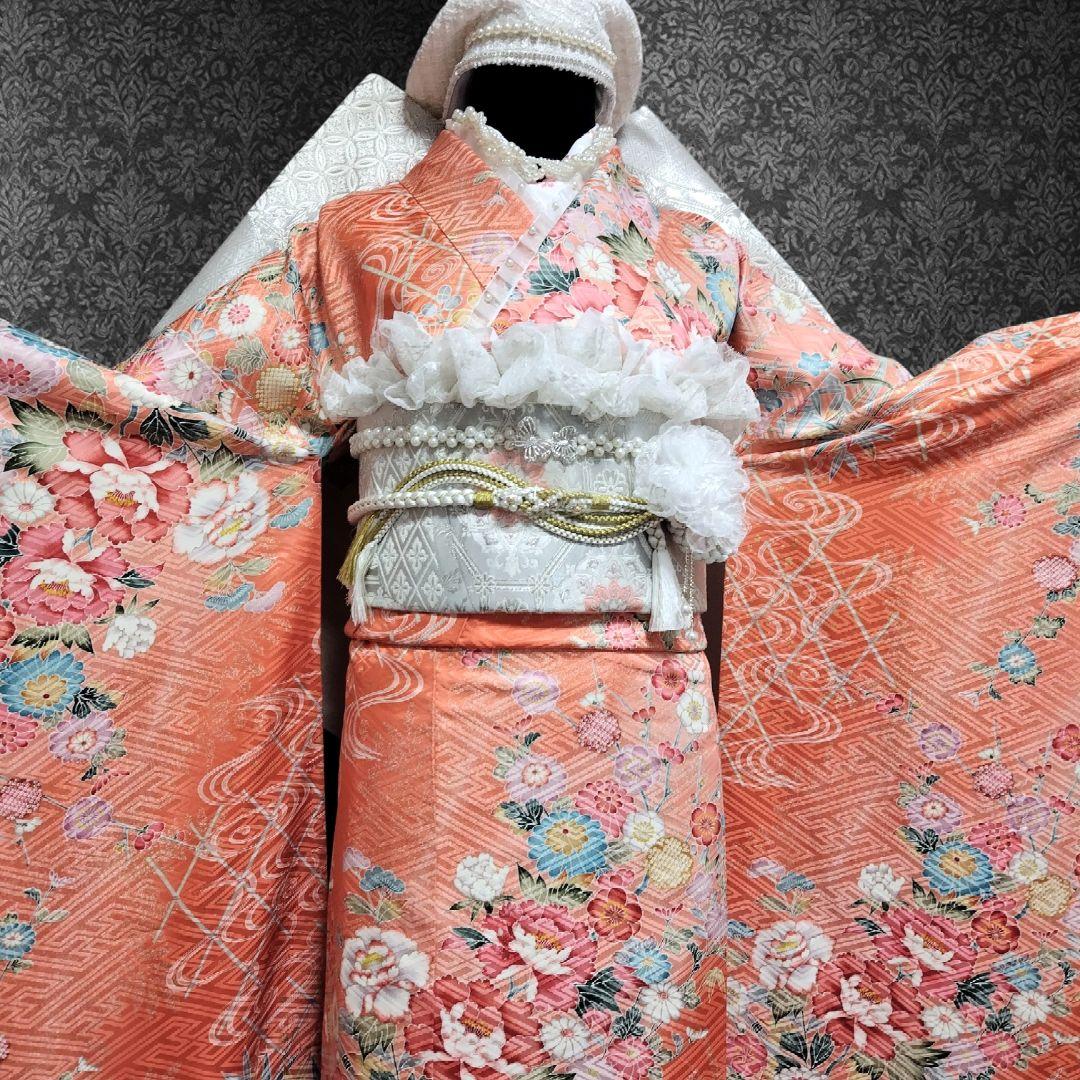 振袖フルセット(11点)・成人式・くすみ・高級百貨店御誂・金彩加工