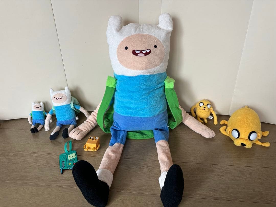 アドベンチャータイムフィン ぬいぐるみ バックパック付き その他ぬいぐるみ7点