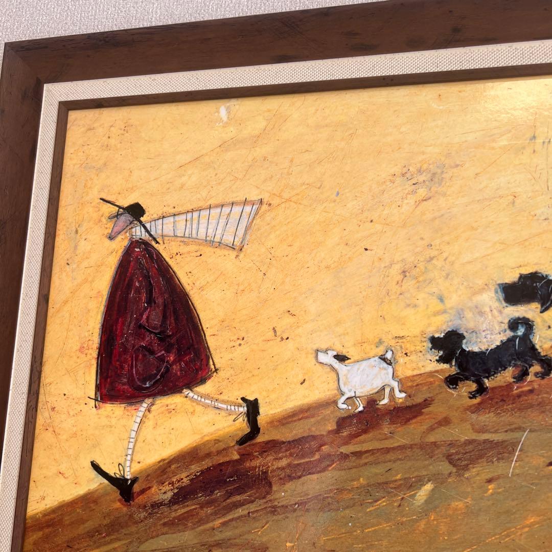 サムトフト 幸せへ向かって Sam Toft 絵画 ギフト アート 犬 いぬ