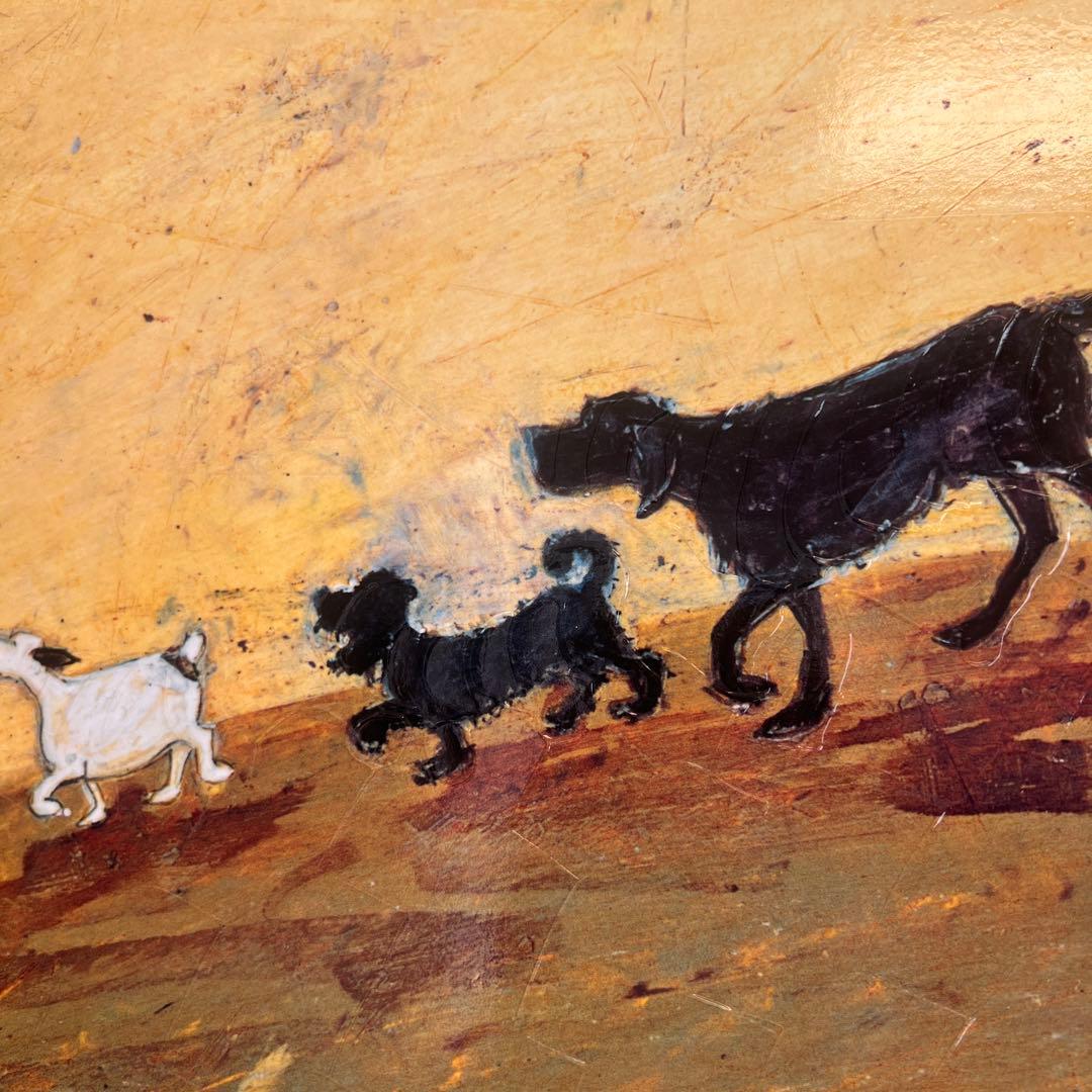 サムトフト 幸せへ向かって Sam Toft 絵画 ギフト アート 犬 いぬ