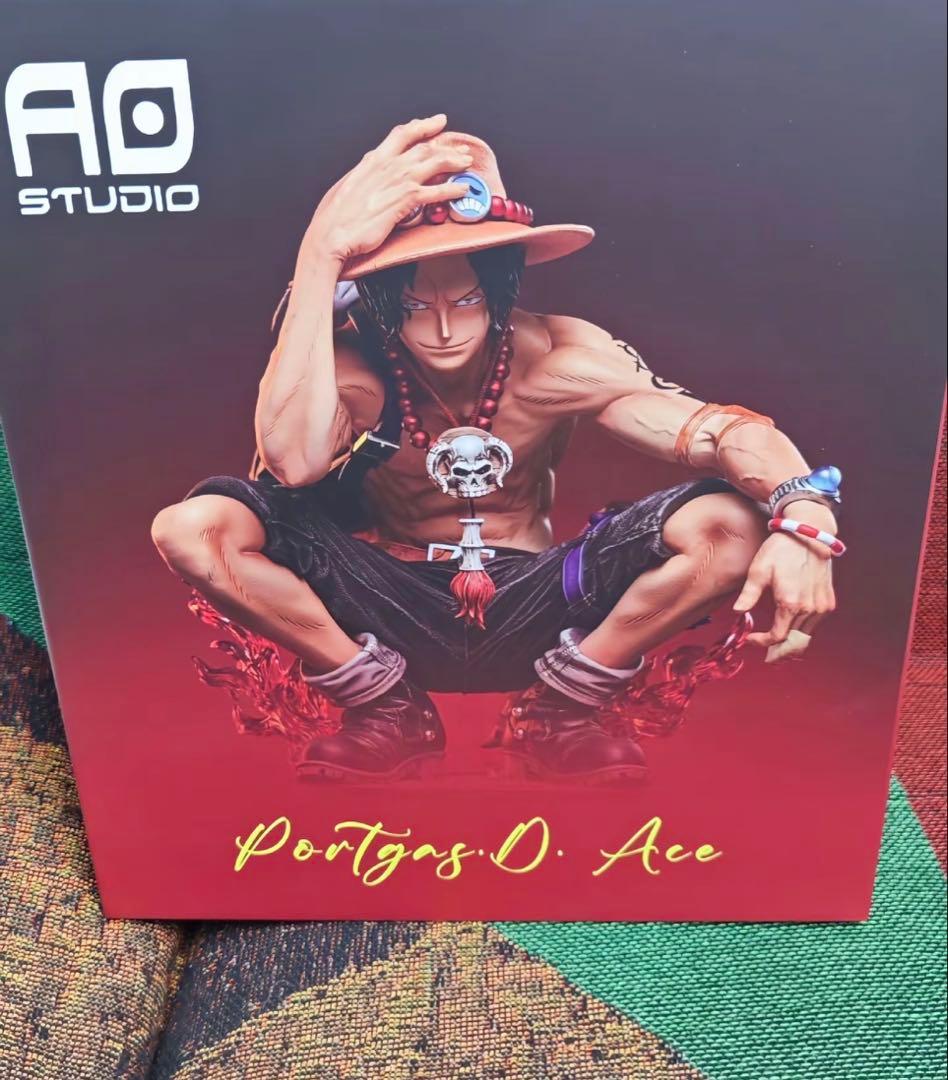 ワンピース 火拳のエース ガレージキット ガレキ スタチューX③