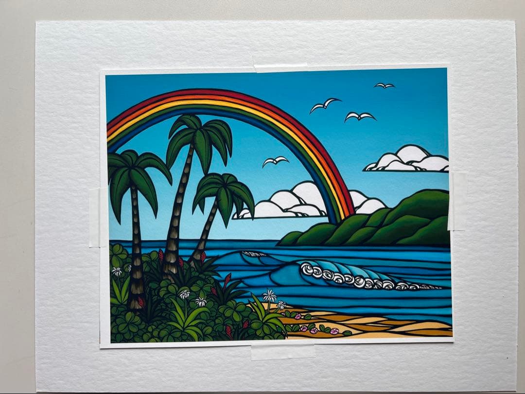 Heather Brown Art Print \"Anuenue\"　アヌエヌエ