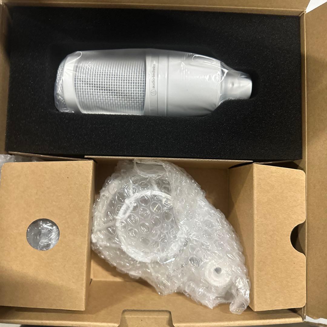 オーディオテクニカ AT2020 CWH コンデンサーマイク