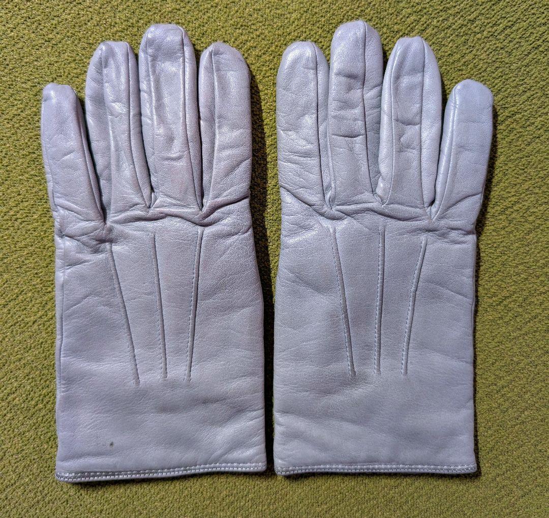 MEROLAメローラ 本革手袋 希少6.5 グレー イタリア