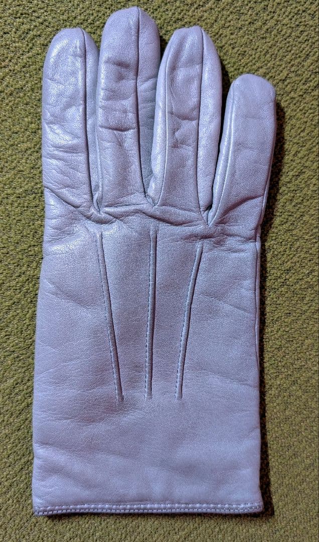 MEROLAメローラ 本革手袋 希少6.5 グレー イタリア