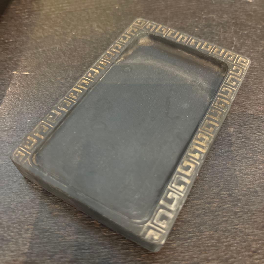 歙州硯 硯　　漆塗箱入り