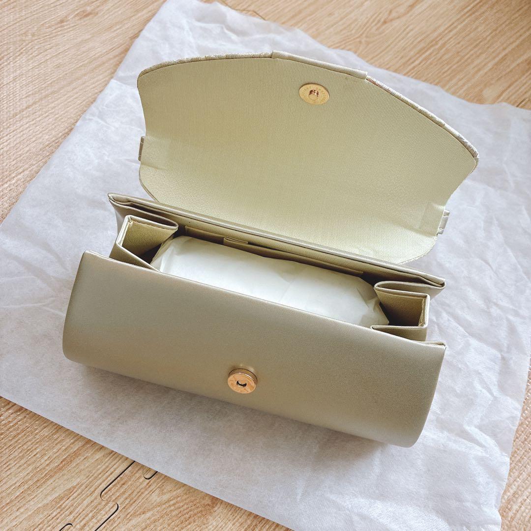 ◎ riri様◎ 金色 和装用バッグ 花柄刺繍 結婚式