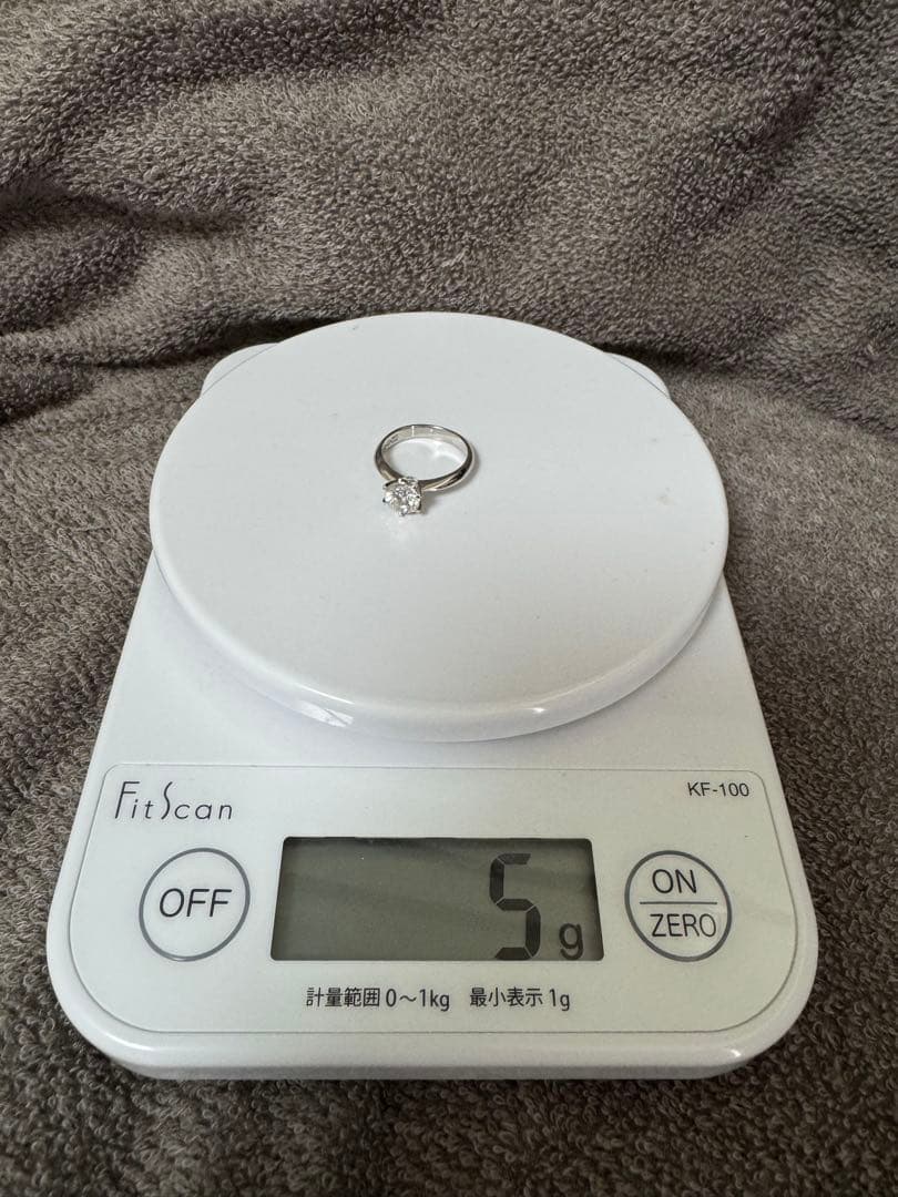 ジュエリー pt900 1カラットダイヤモンド指輪 リング