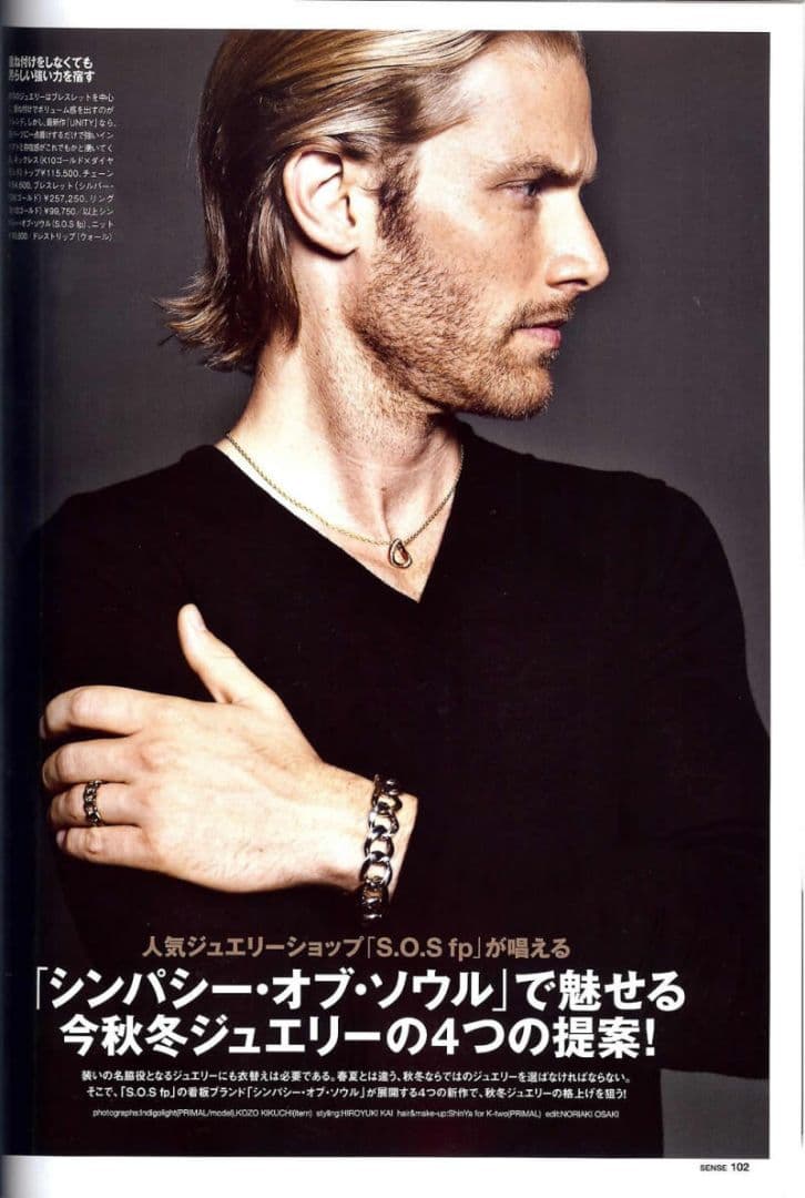 SYMPATHY OF SOUL シルバーチェーンブレスレット