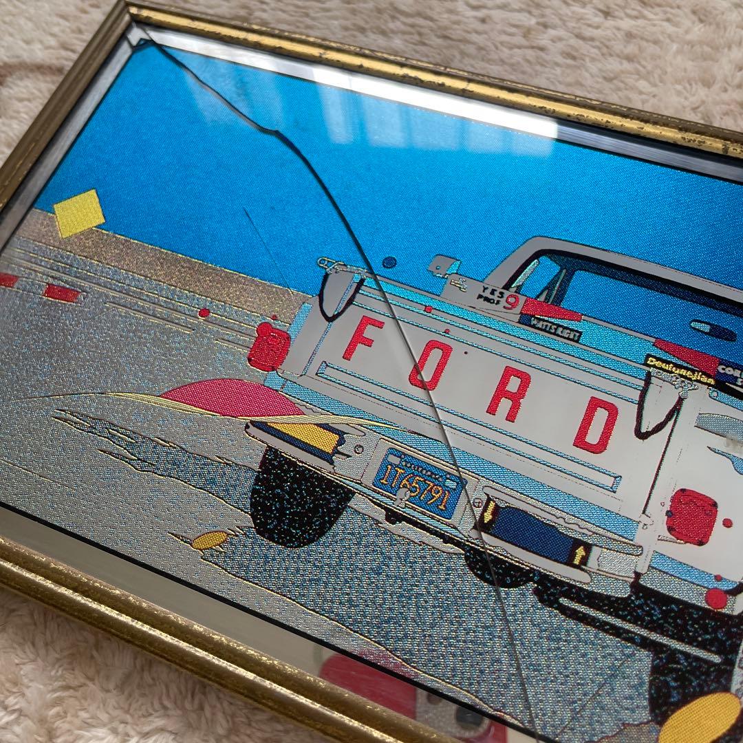 【当時モノ 希少】EIZIN SUZUKI 鈴木英人 インテリア ミラー