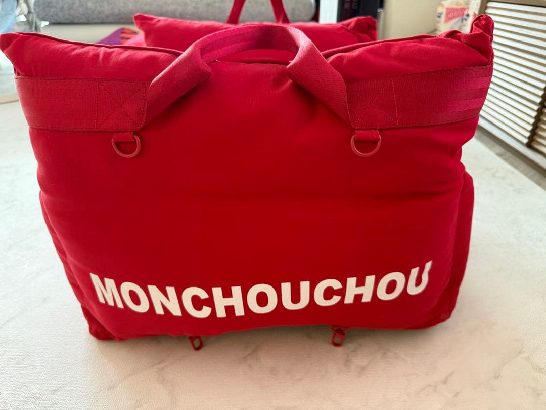 MONCHOUCHOU ペット用カーシート、ベッド　RED