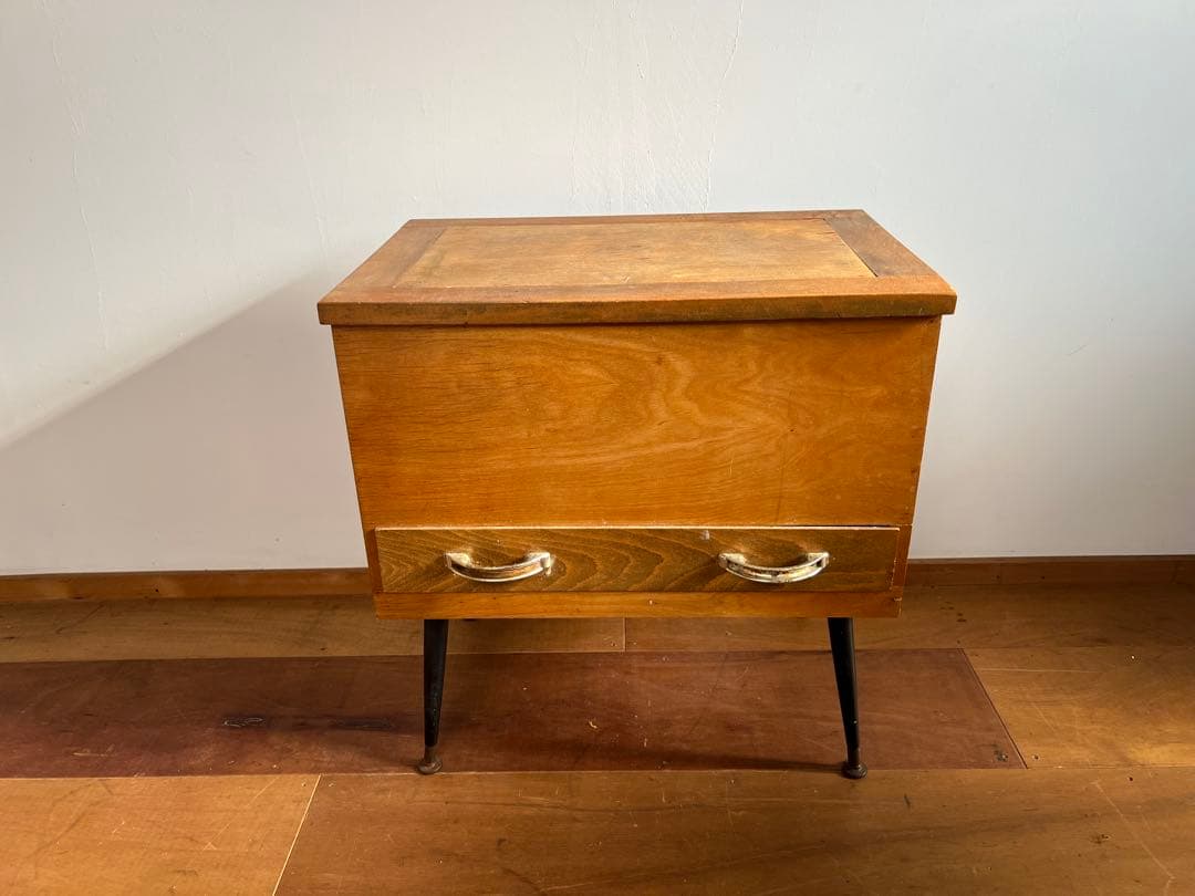 【Jasmine】ビンテージ 裁縫 ソーイング 収納テーブル