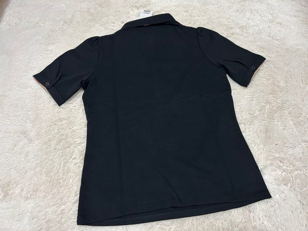 BURBERRY ポロシャツ 黒 サイズ2