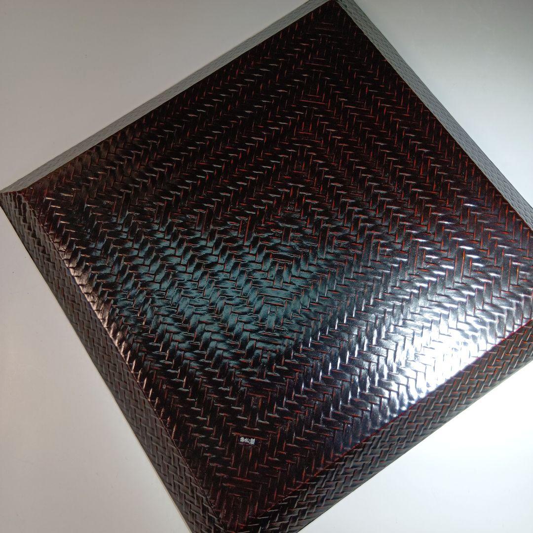 値下げ籃胎漆器　久留米(赤松製)懐石膳5枚