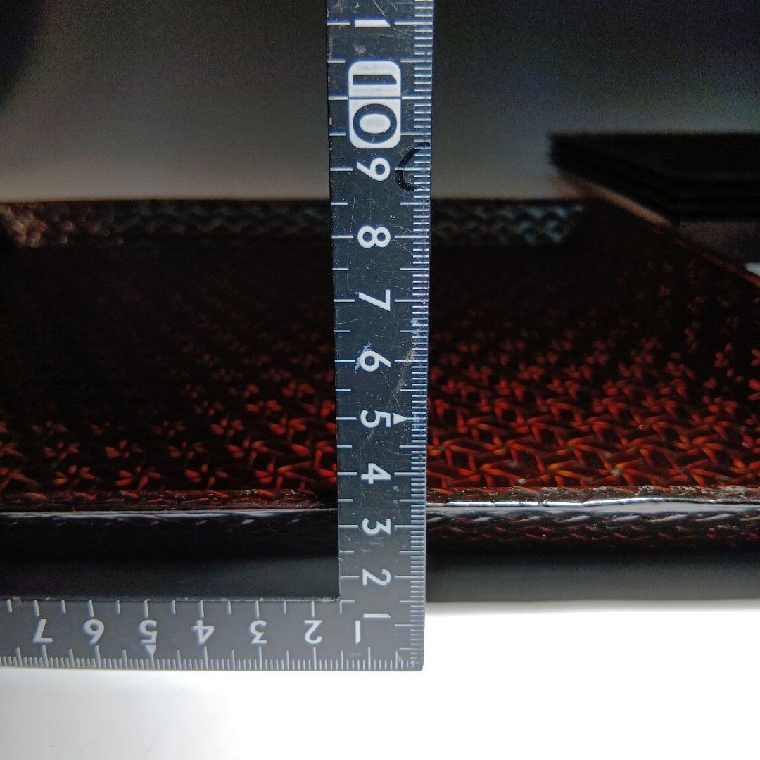 値下げ籃胎漆器　久留米(赤松製)懐石膳5枚