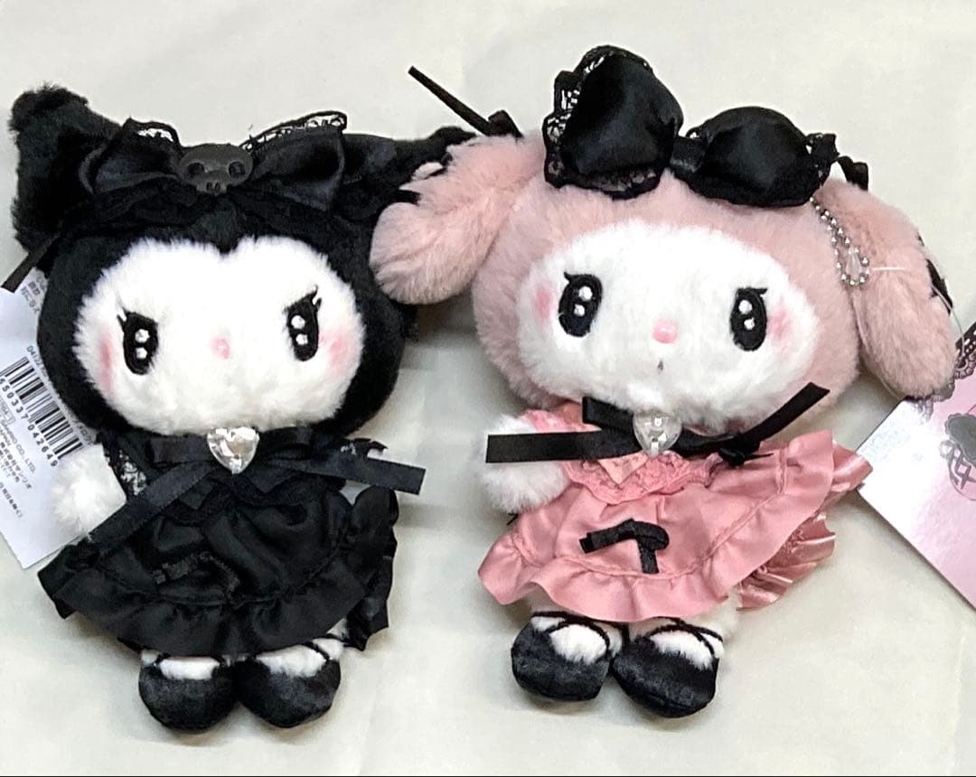 2510 サンリオ　真夜中のメロクロ マスコット クロミ　マイメロ