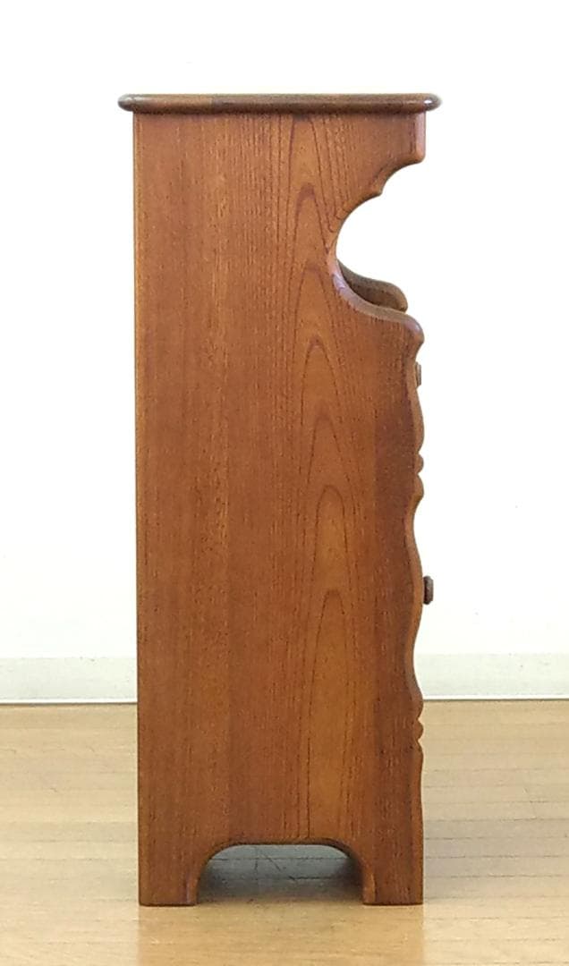 美品 カリモク コロニアル コンソールテーブル キャビネット 収納 飾り台