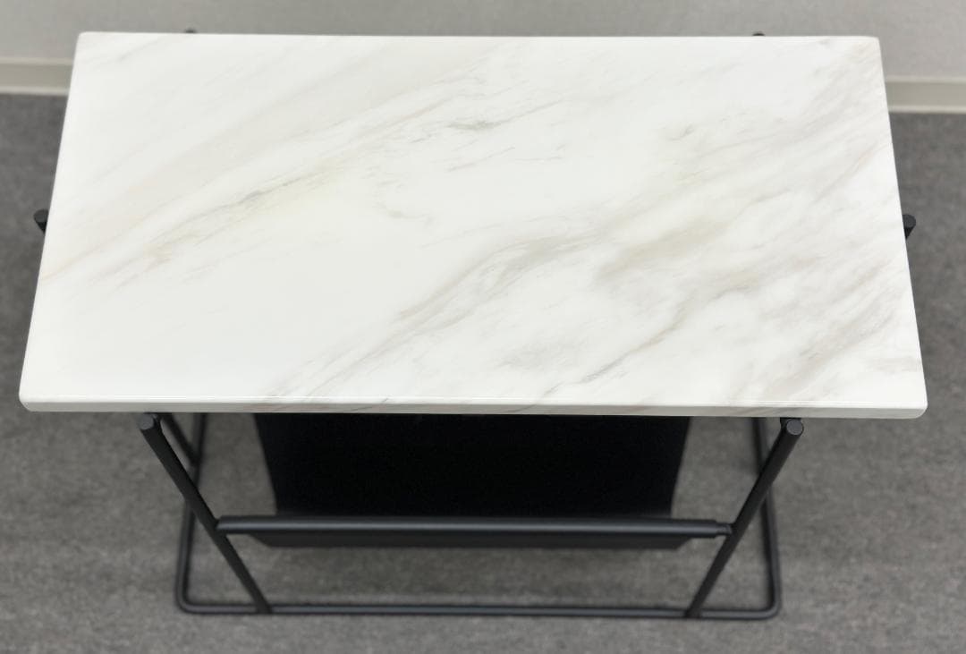 美品■ボーコンセプト■パリス　サイドテーブル　マガジンラック　大理石　エレガント