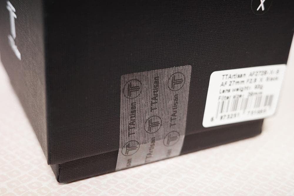 TTArtisan AF 27mm F2.8 フジフイルム Xマウント ブラック