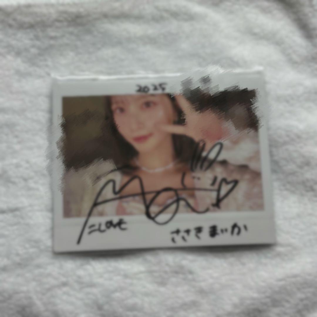 ＝LOVE イコラブ 佐々木舞香 直筆サイン入りチェキ 抽選会