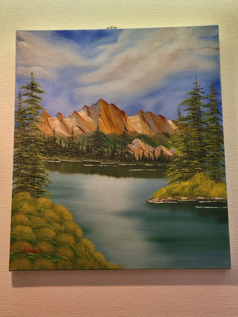 絵画 Brown Mountain