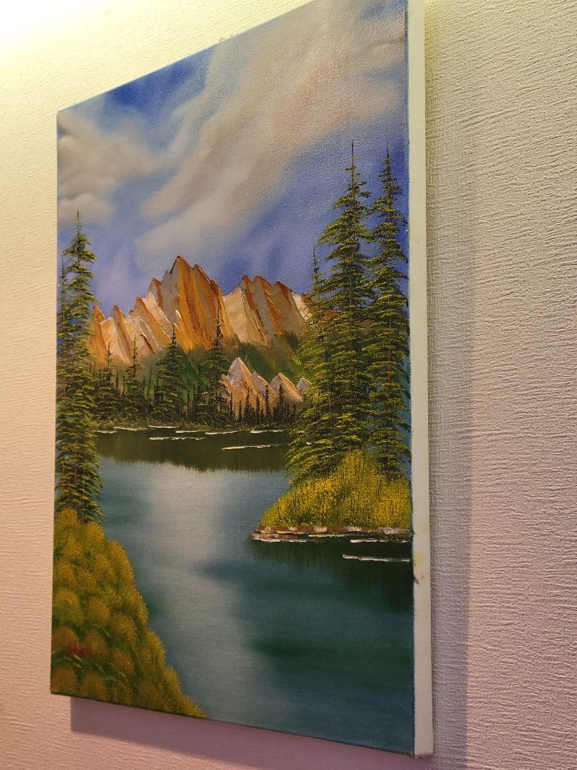 絵画 Brown Mountain