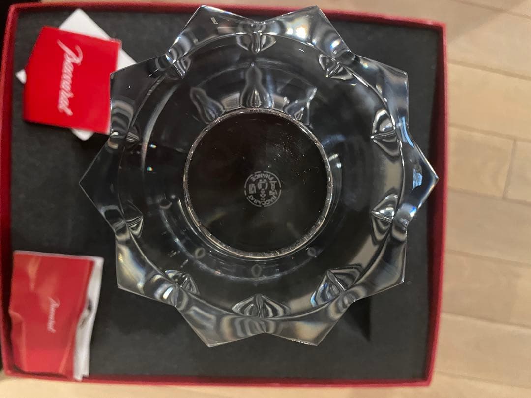 バカラ　baccara ポリニャック　ブリジット　花瓶　特大　25㎝