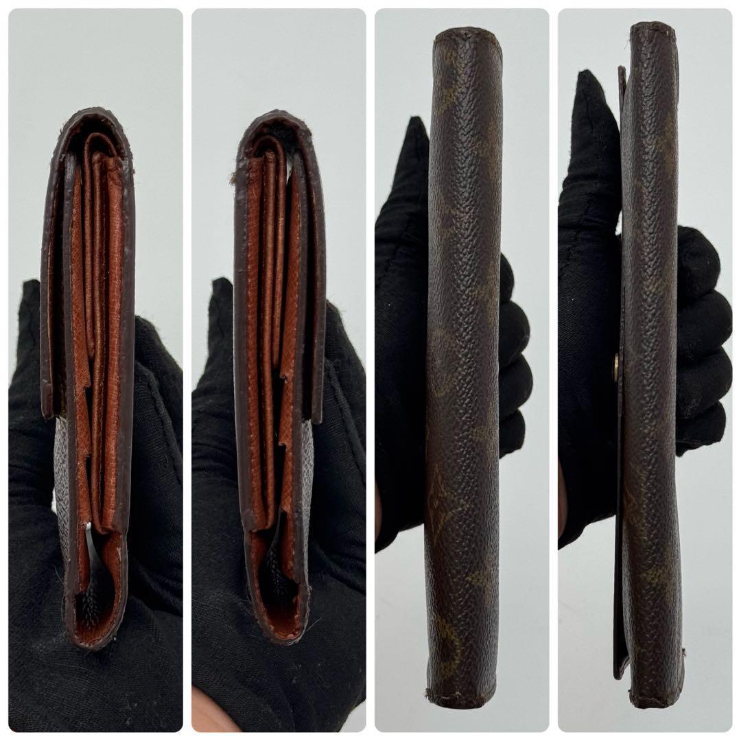 美品✨️ルイヴィトン　モノグラム　インターナショナル　三つ折り財布　財布