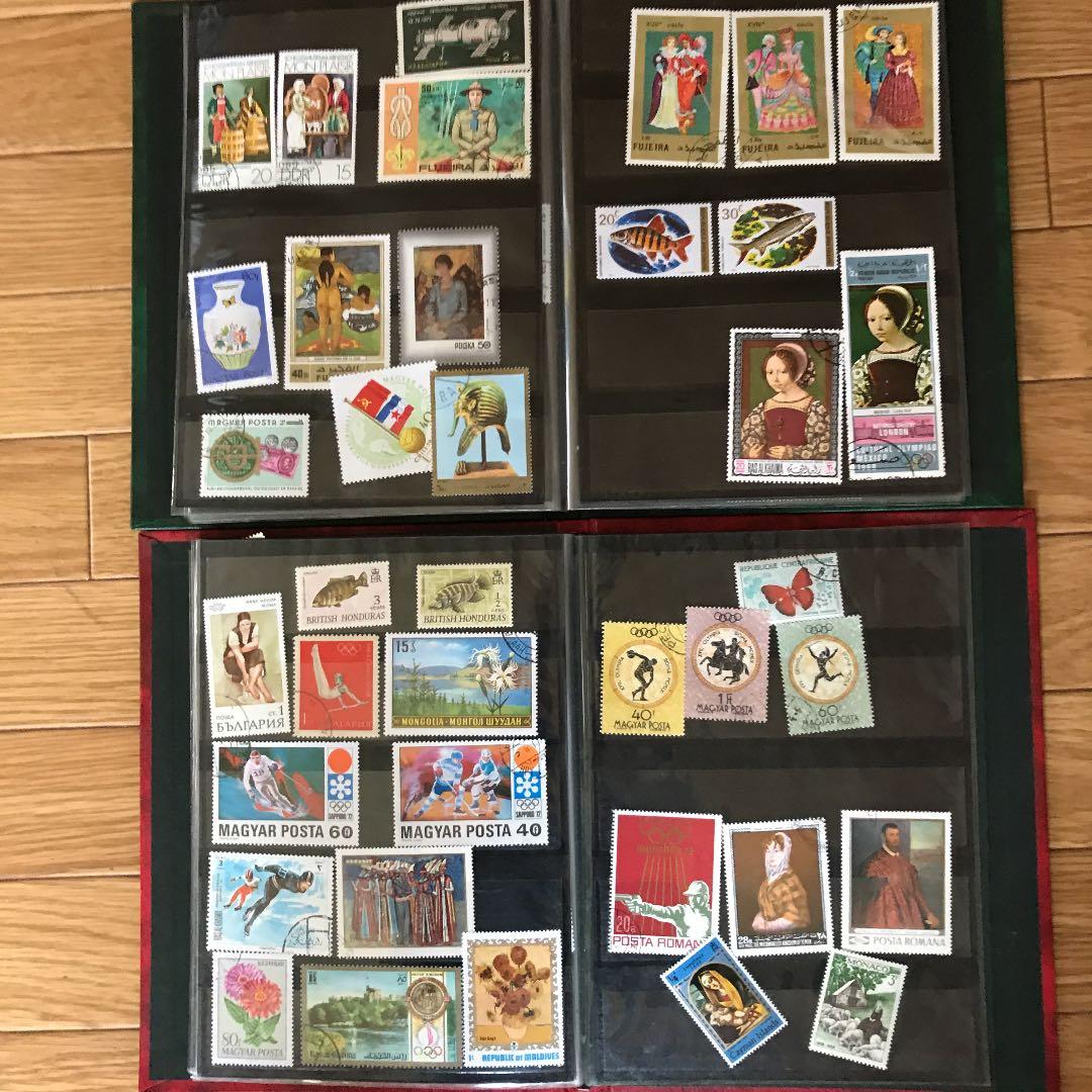 1970年代の世界の切手(使用済み)約400枚