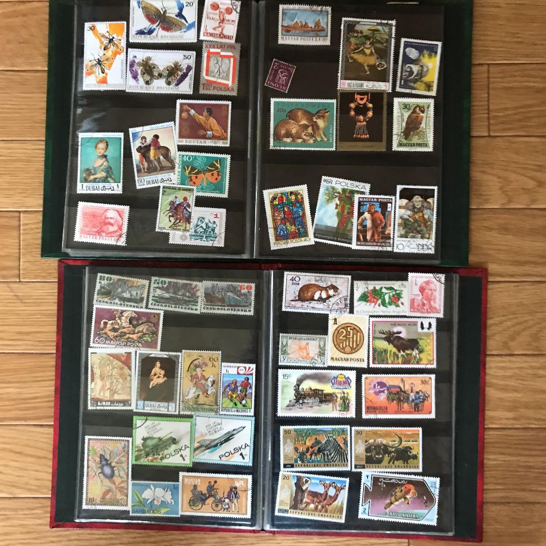 1970年代の世界の切手(使用済み)約400枚
