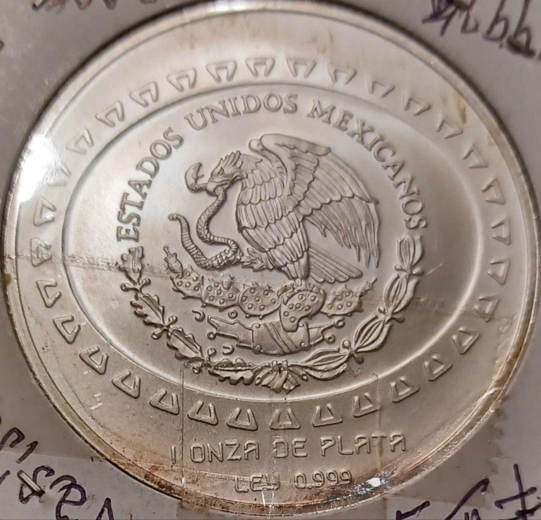 メキシコ 純銀(.999)銀貨 先コロンブス期テオティワカン文明シリーズ記念銀貨