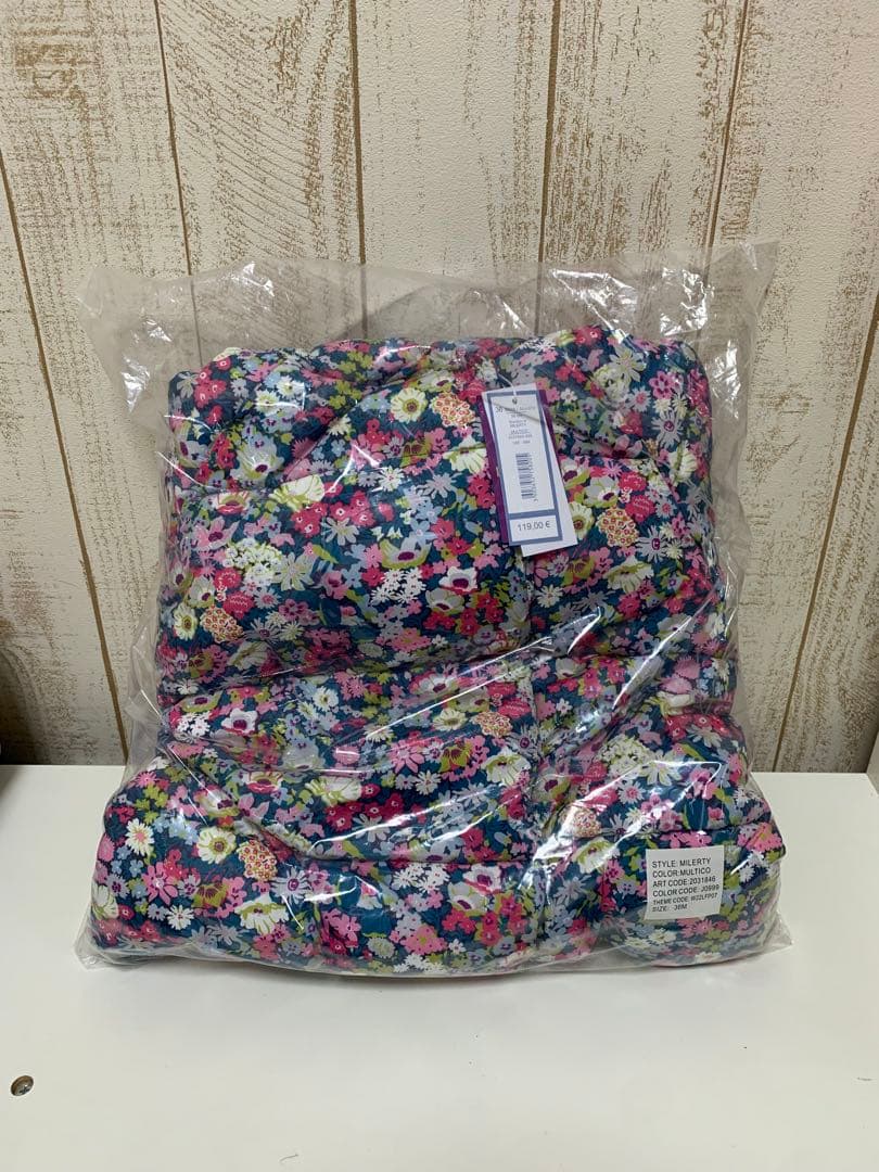 新品 タグ付きJacadi ジャカディ 花柄フード付きダウン 96cm