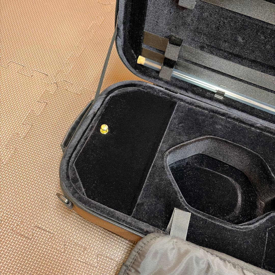 Super Light バイオリン ケース 4/4サイズ ブラウン 軽量